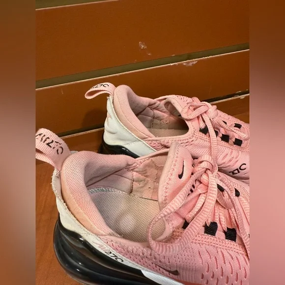 Nike Air Max 270 Pink and Black Sneakers - Picture 2 of 12